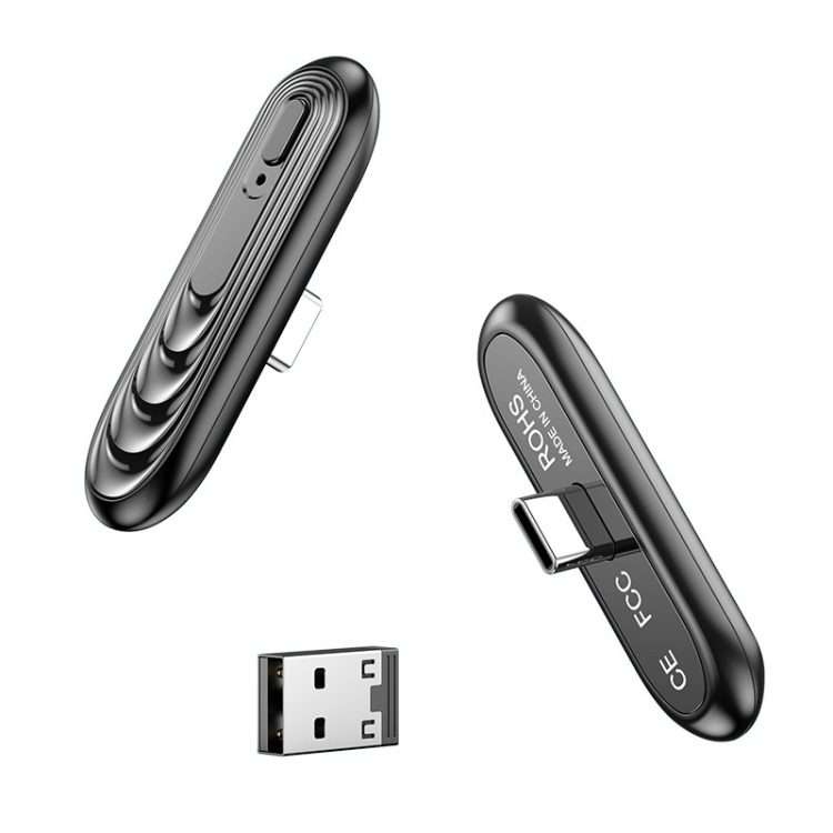 T71 Type-C Bluetooth 5.0 Wireless Transmitter Audio Adapter for Nintendo Switch Lite / PC / Comput