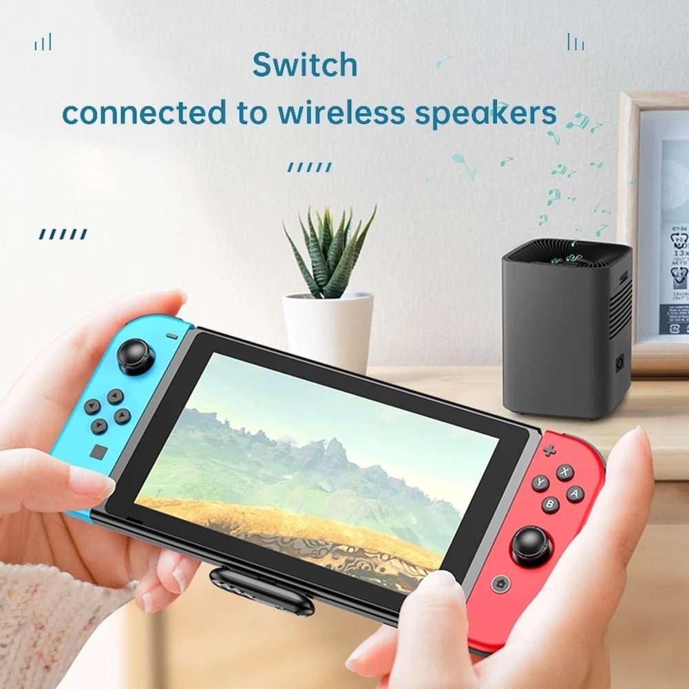 T71 Type-C Bluetooth 5.0 Wireless Transmitter Audio Adapter for Nintendo Switch Lite / PC / Comput