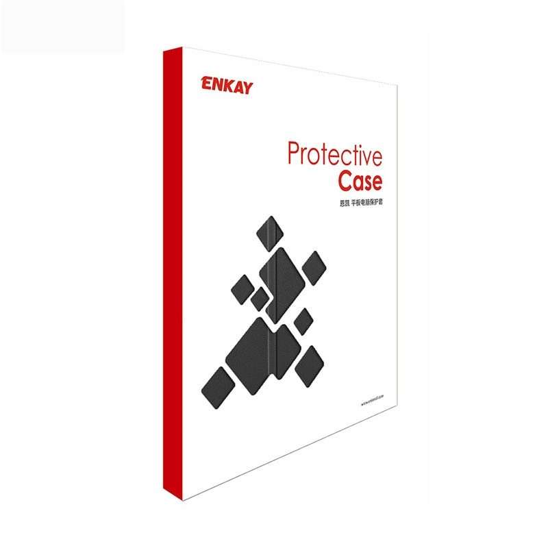 For iPad Pro 11 2022 / 2021 / 2020 ENKAY 3-Folding Shockproof PC Cover Custer Texture ... (Black)