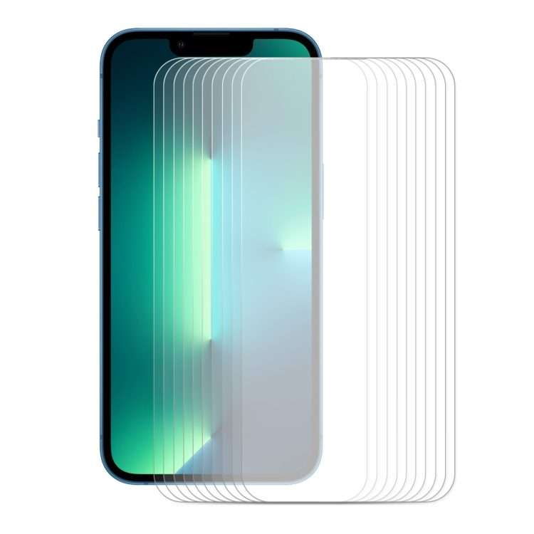 For iPhone 13 Pro Max 10pcs ENKAY Hat-Prince 0.26mm 9H 2.5D Curved Edge Tempered Glass Screen Prot