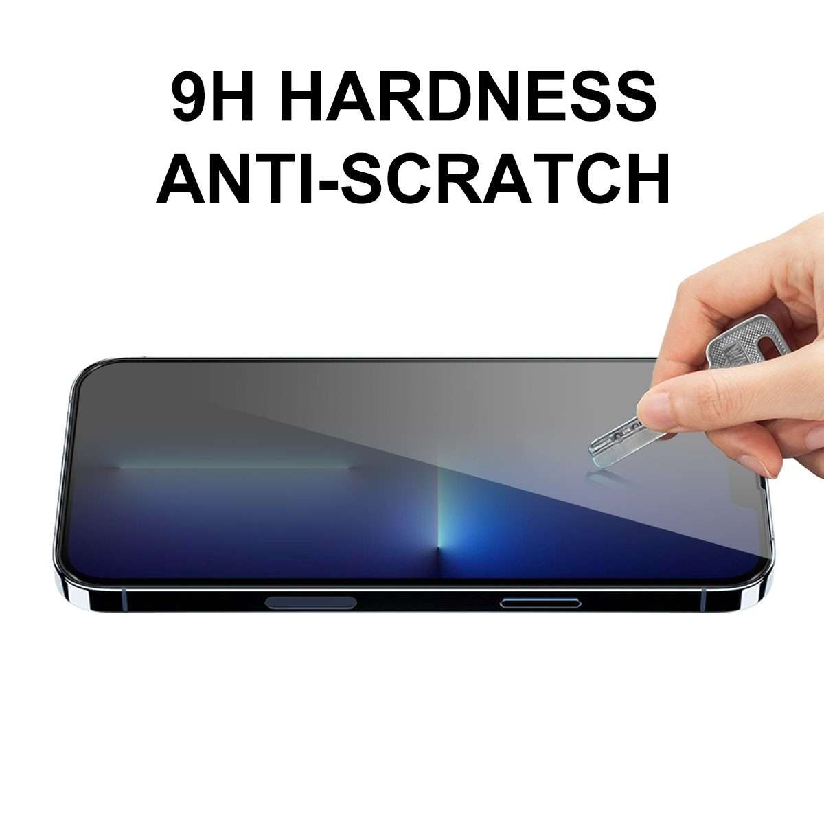 For iPhone 13 / 13 Pro 2pcs ENKAY Hat-Prince Full Coverage 28 Degree Privacy Screen Protector Anti