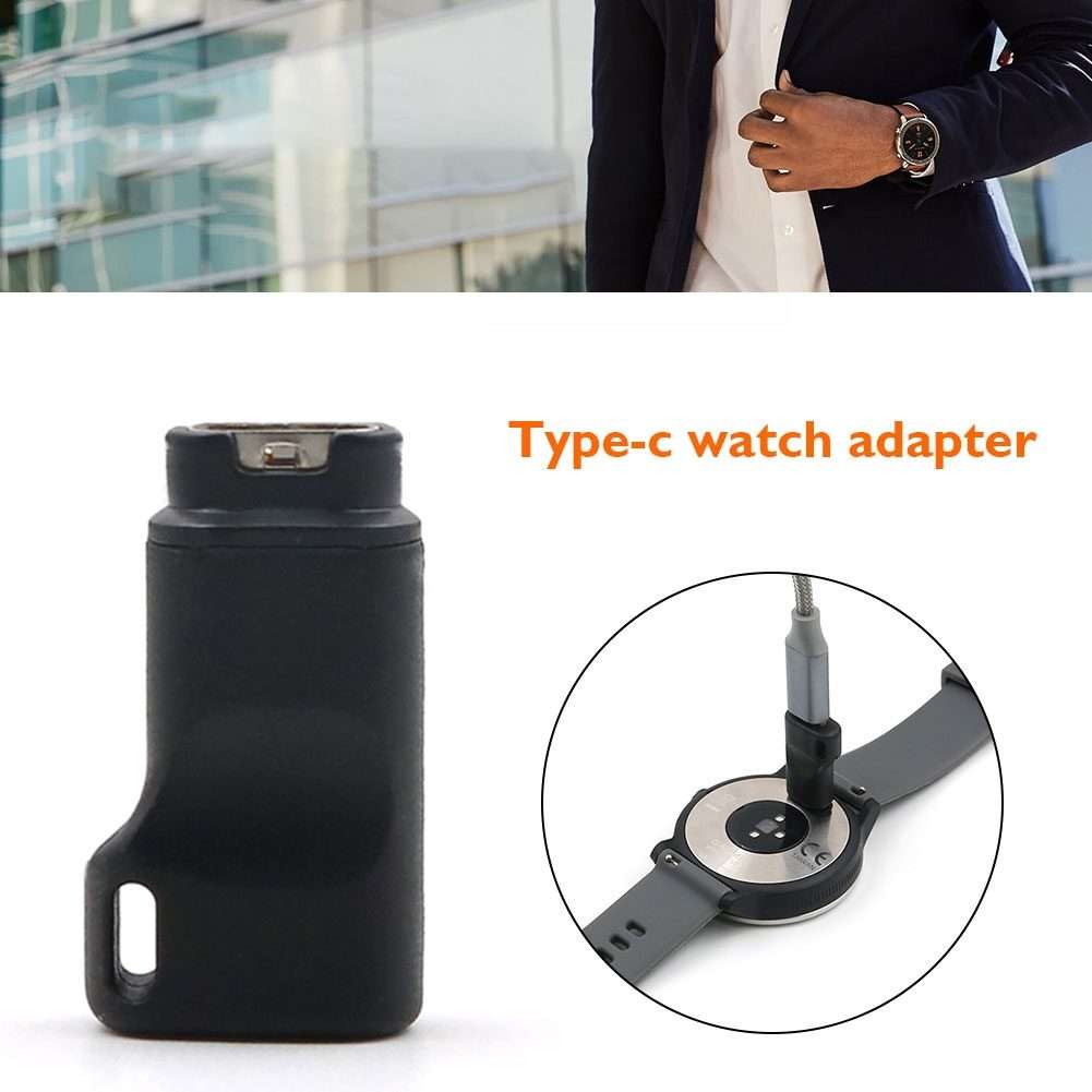 Watch Charging Head Smart Accessories with Type C Adapter For Garmin Fenix 5 / 5x / 5s / 6 / 6X /