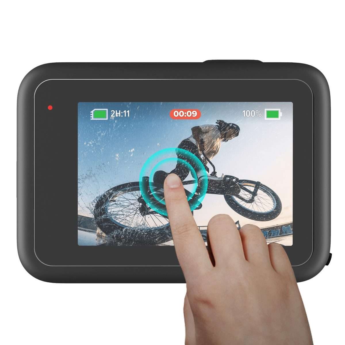 1 PC ENKAY Hat-Prince 3 in 1 Front + Back 0.2mm Tempered Glass Screen Protector Camera Film For Go