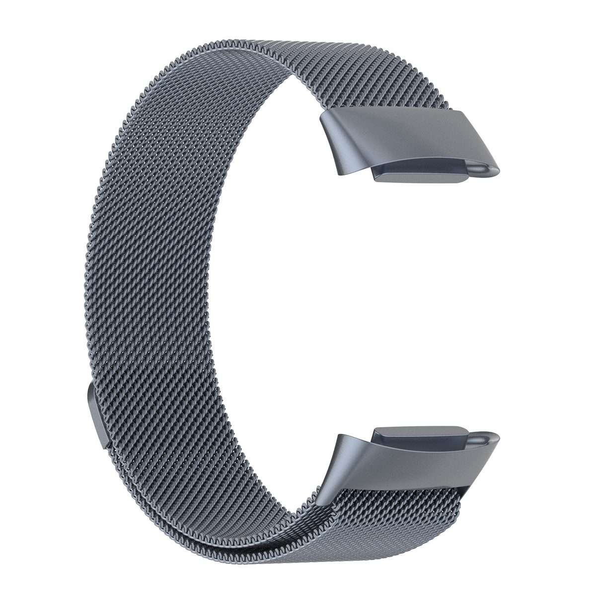 Milano Magnetic Metal Watch Band for Fitbit Charge 5(Gray)