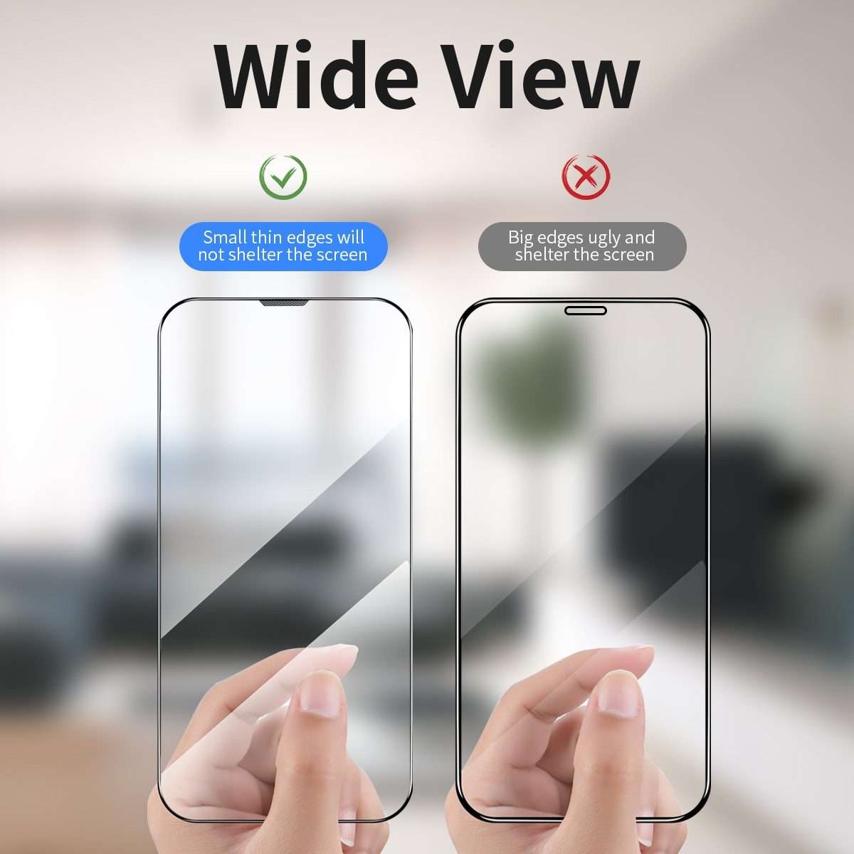 For iPhone 12 Pro Max ENKAY Quick Stick Tempered Glass Film