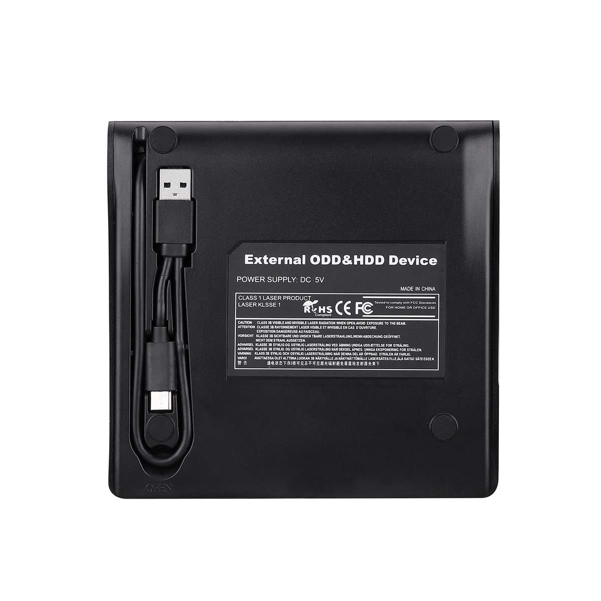 USB 3.0 Type-C Slim Optical Drive Burner External DVD ROM RW CD Writer for Desktop Laptop PC