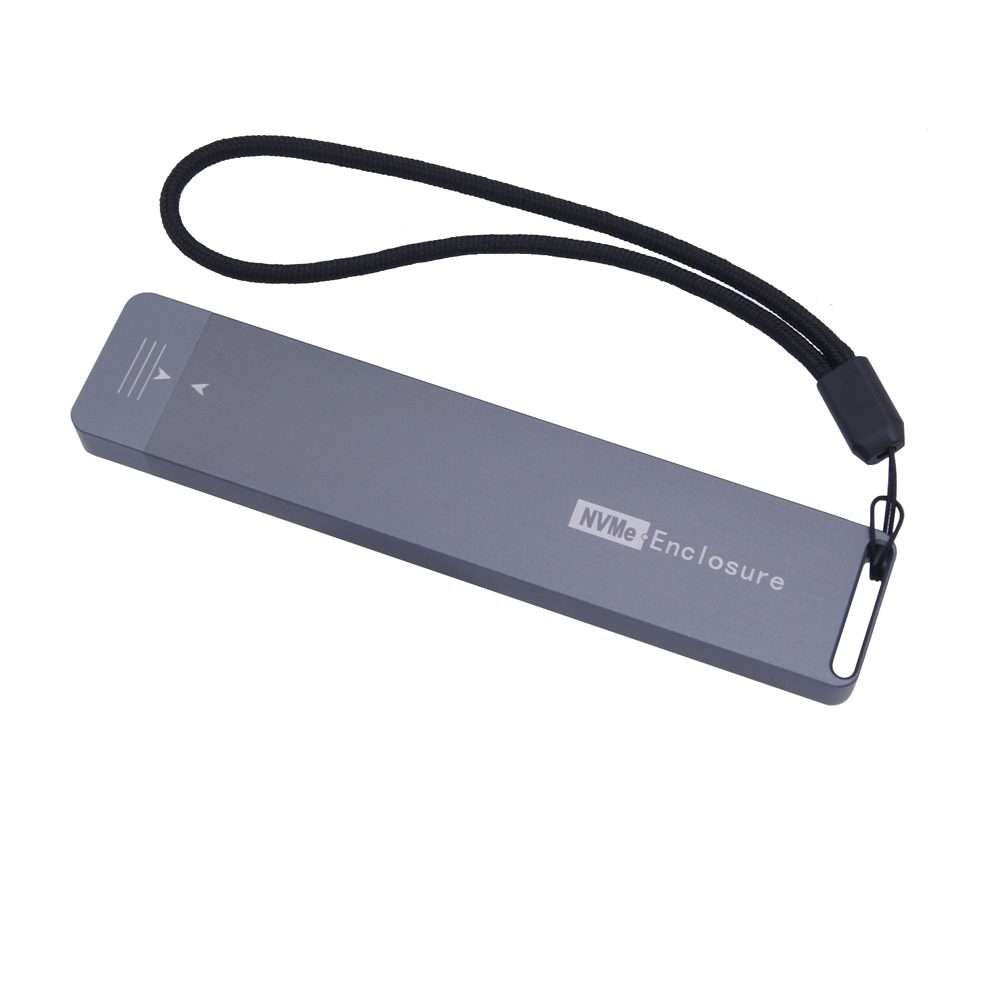 NVME M.2 SSD Enclosure, Support 2230/2242/2260/2280 M.2 SSD