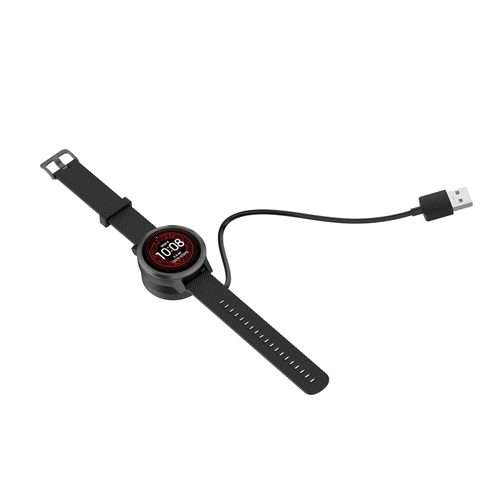 For Garmin Fenix 7S Integrated Charger with Data Transmission Function(Black)
