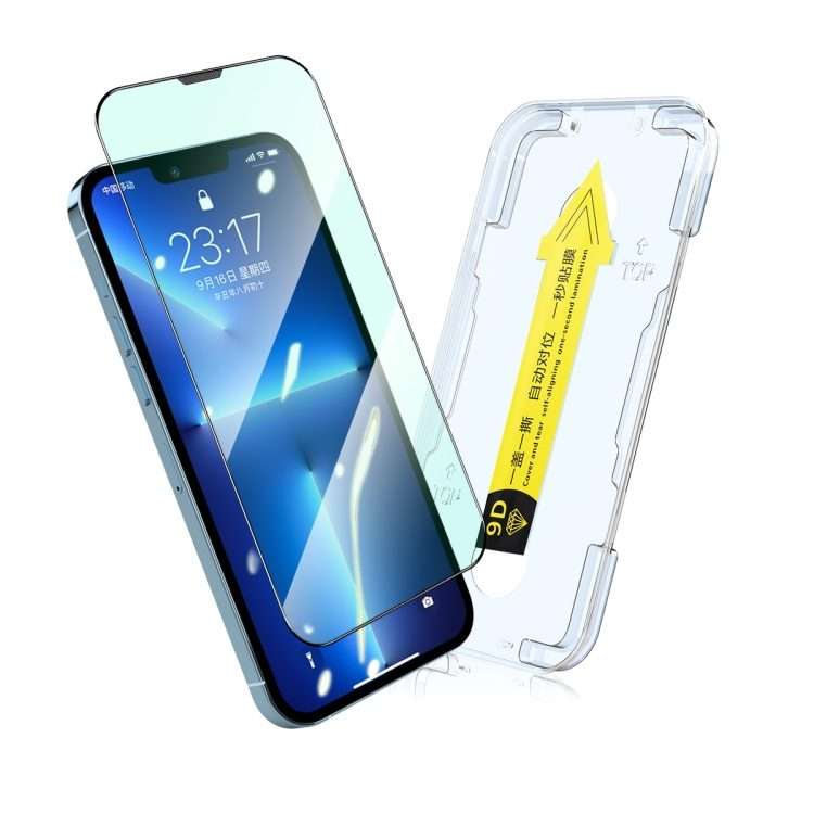For iPhone 13 Pro Max ENKAY Quick Stick Eye-protection Tempered Glass Film