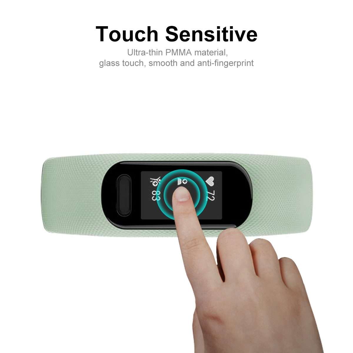 5 PCS For Garmin Smart 5 ENKAY 3D Full Coverage Soft PC Edge + PMMA HD Screen Watch Film