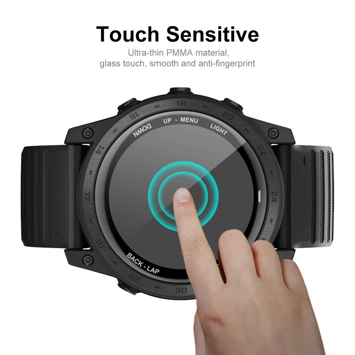 5 PCS For Garmin Tactix 7 / 7 Pro ENKAY 3D Full Coverage Soft PC Edge + PMMA HD Screen Watch Film