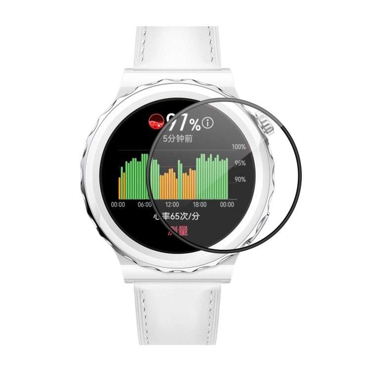 1 PC For Huawei Watch GT 3 Pro 43mm ENKAY 3D Full Coverage Soft PC Edge + PMMA HD Screen Watch Fil