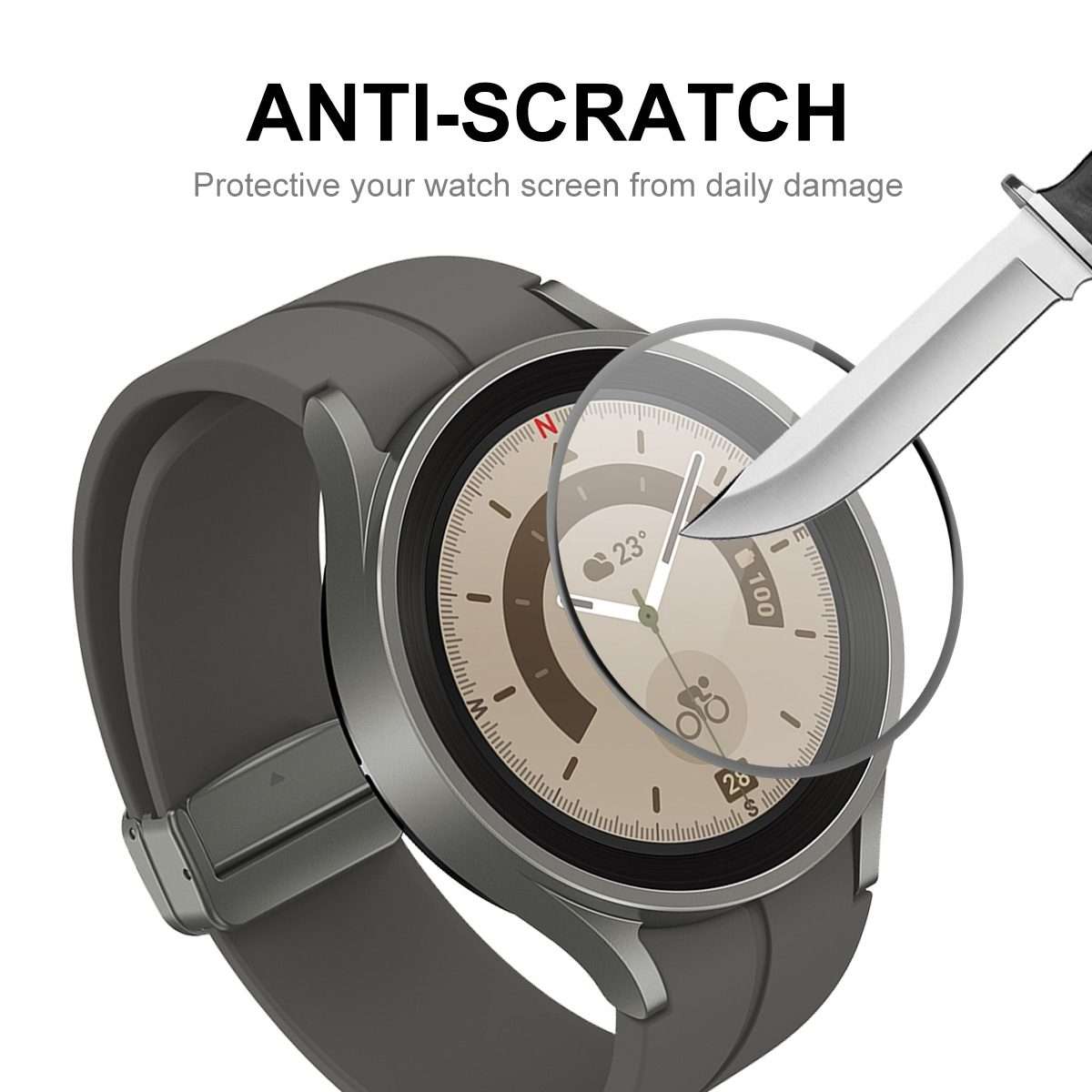 For Samsung Galaxy Watch5 Pro 45mm ENKAY 3D Full Coverage HD Screen Protector Film