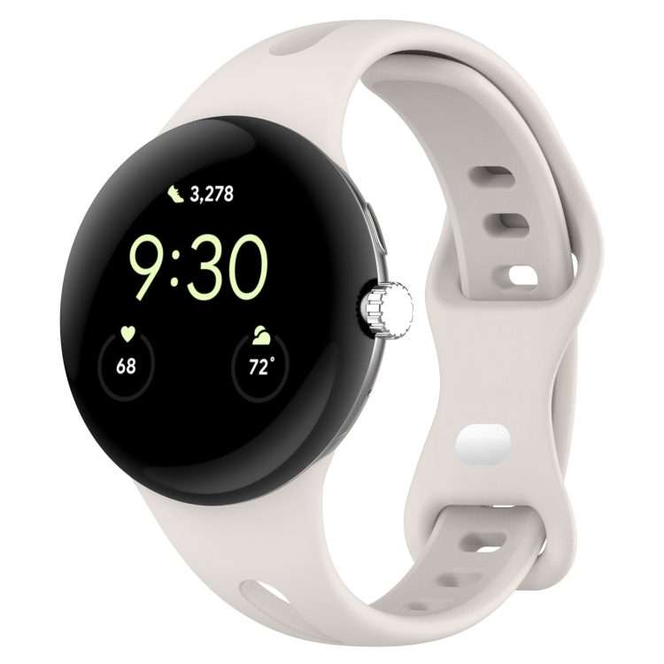 For Google Pixel Watch 4 / 3 / 2 / 1 41mm Water Drop Slimming Butterfly Butt ... (Starlight Color)