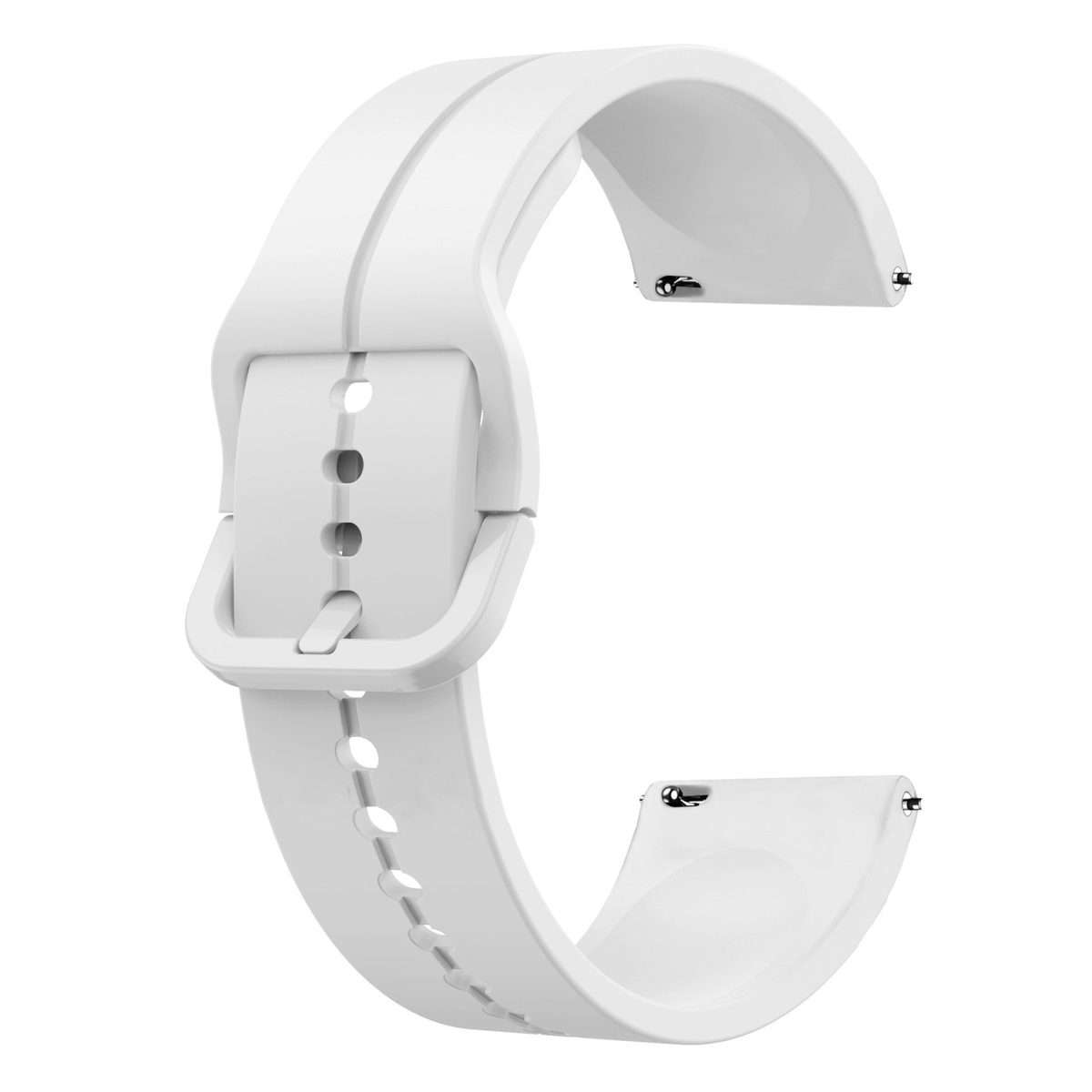 For Amazfit GTR 4 Pro 22mm Loop Silicone Watch Band(White)