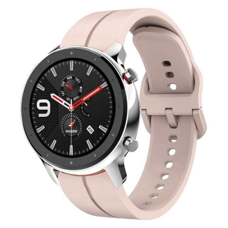 For Amazfit GTR 4 Pro 22mm Loop Silicone Watch Band(Pink)