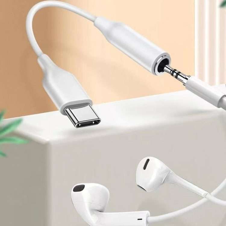Type C to 3.5mm Female Headphone Jack Adapter