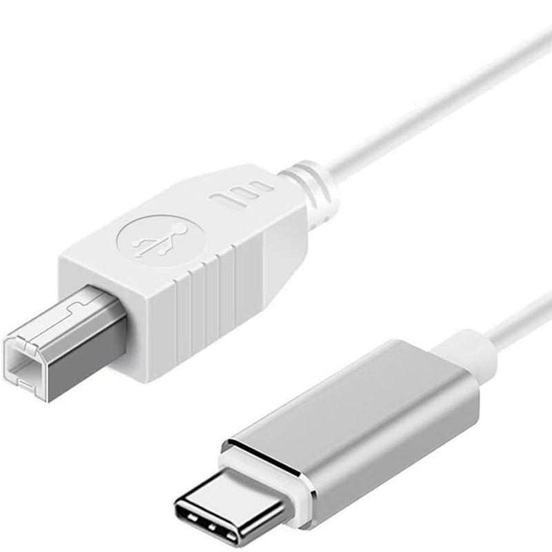 3.3ft USB-C / Type-C to USB-B MIDI Adapter Cable for Samsung / Huawei Laptop / MIDI Keyboard / Aud