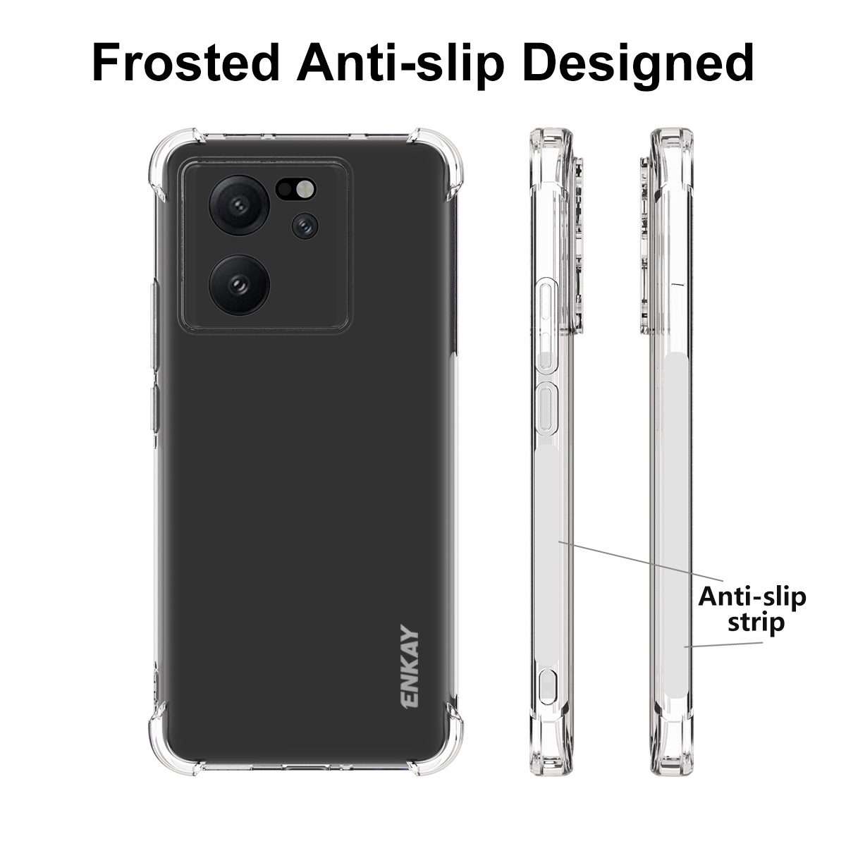 For Redmi K60 Ultra ENKAY Hat-Prince Transparent TPU Shockproof Phone Case