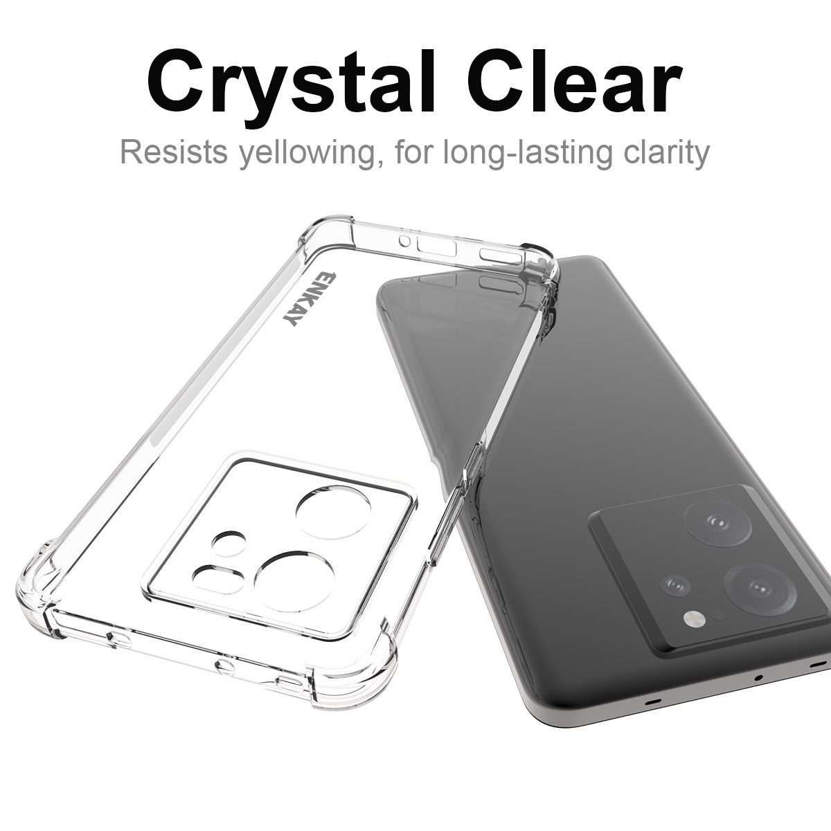 For Redmi K60 Ultra ENKAY Hat-Prince Transparent TPU Shockproof Phone Case