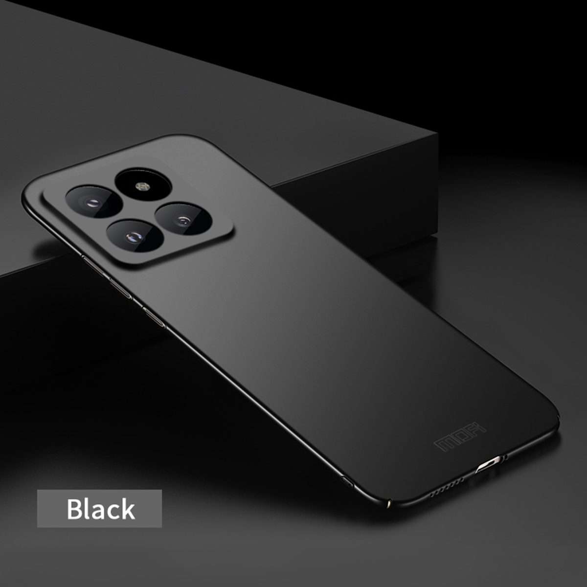 For Xiaomi 14 Pro MOFI Micro-Frosted PC Ultra-thin Hard Phone Case(Black)