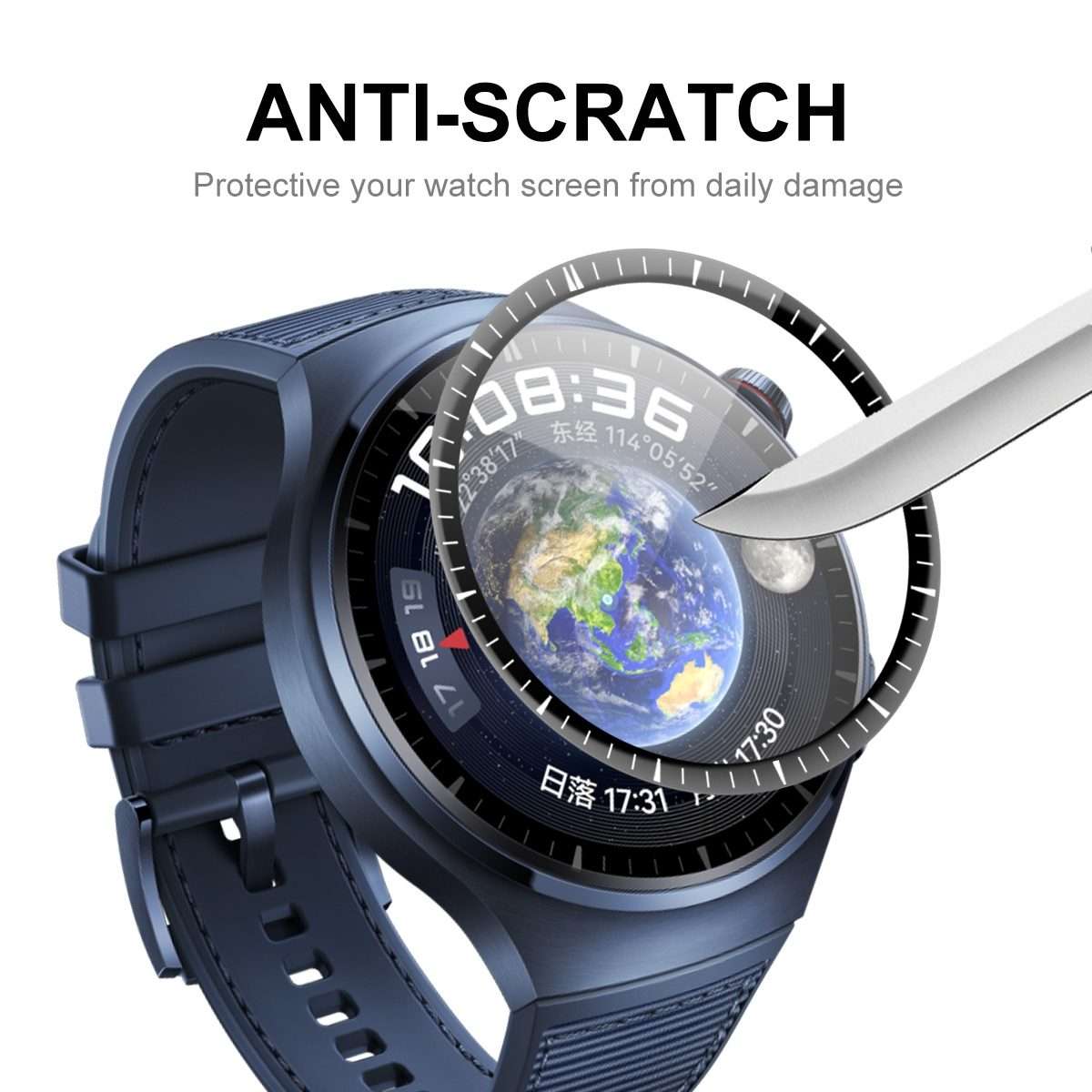 1pcs For Huawei Watch 4 Pro ENKAY 3D Full Coverage Soft PC Edge + PMMA HD Screen Protector Film