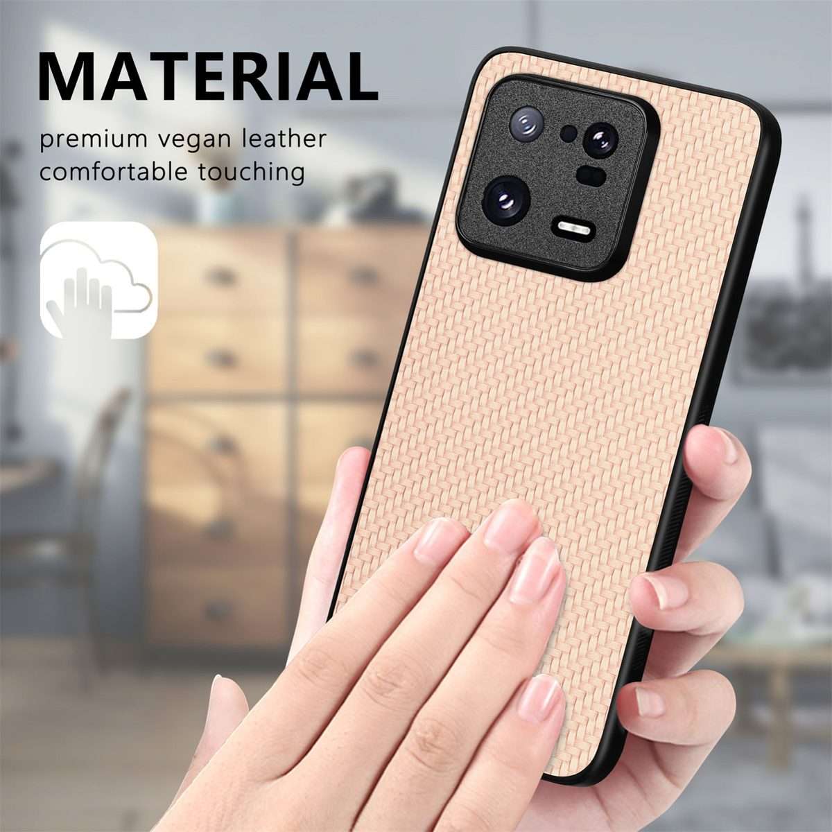 For Redmi Note 14 Pro+ 5G Carbon Fiber Texture Leather Back Cover Phone Case(Brown)