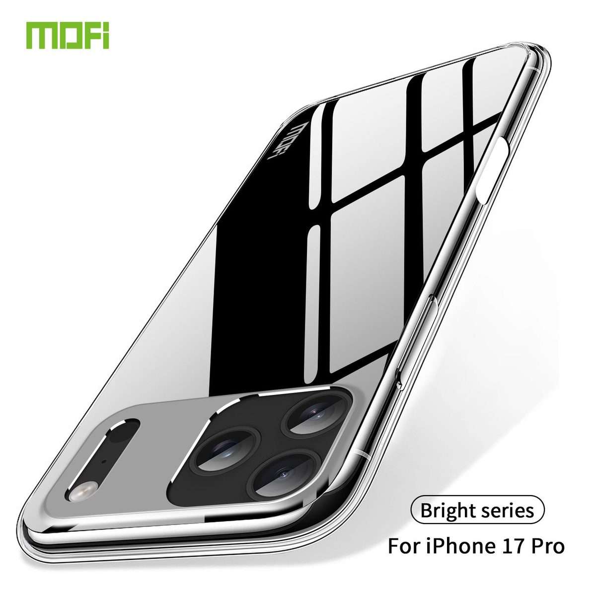 For iPhone 17 Pro MOFI Ming Series Ultra-thin TPU Phone Case(Transparent)