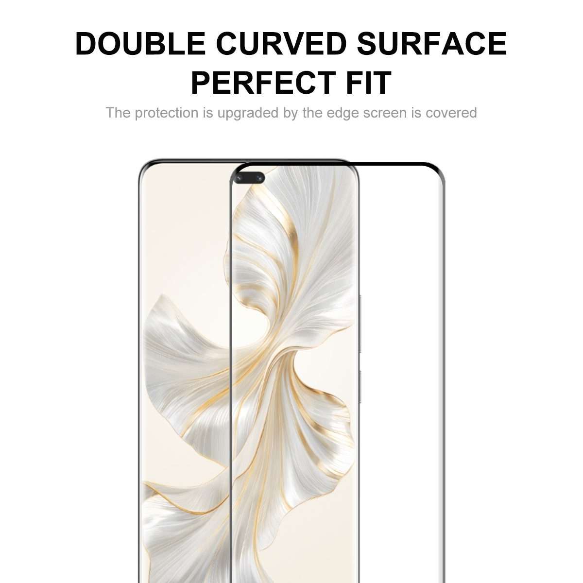 For Honor 100 Pro 2pcs ENKAY Hat-Prince Hot Bending Full Coverage Side Glue Tempered Glass Film