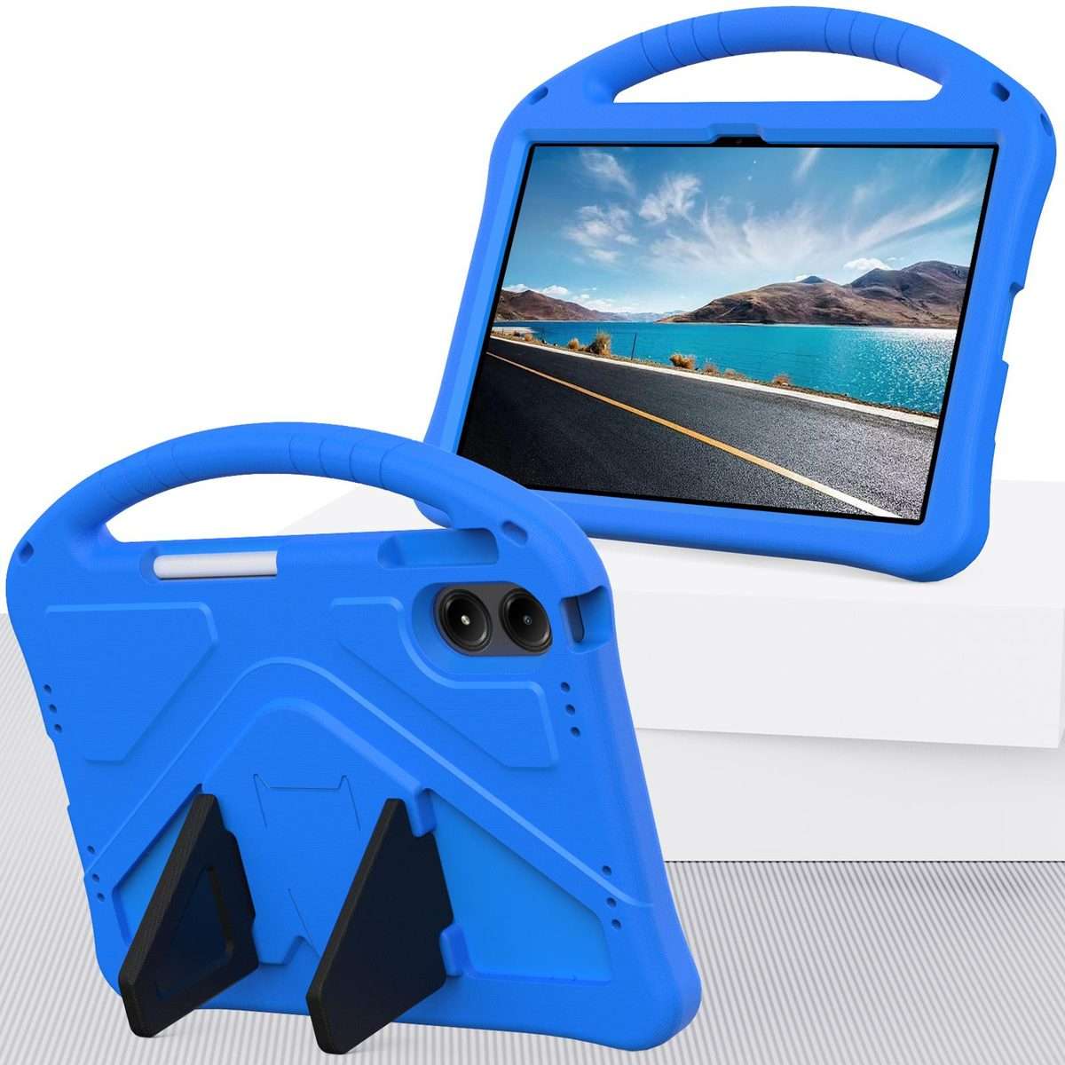 For Xiaomi Redmi Pad 2 Pro 12.1 EVA Shockproof Tablet Case with Holder(Blue)