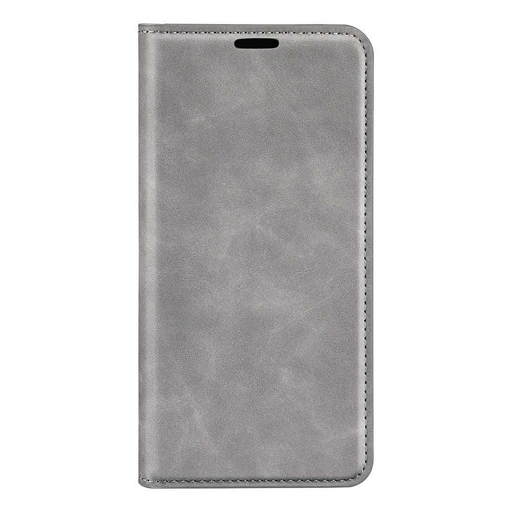 For iPhone 17 Pro Max Retro-skin Magnetic Suction Leather Phone Case(Grey)