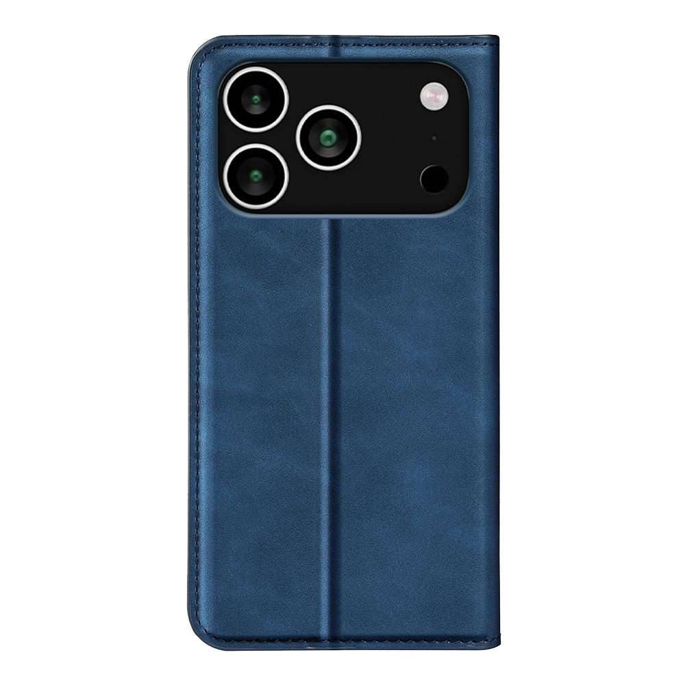 For iPhone 17 Pro Max Retro-skin Magnetic Suction Leather Phone Case(Dark Blue)