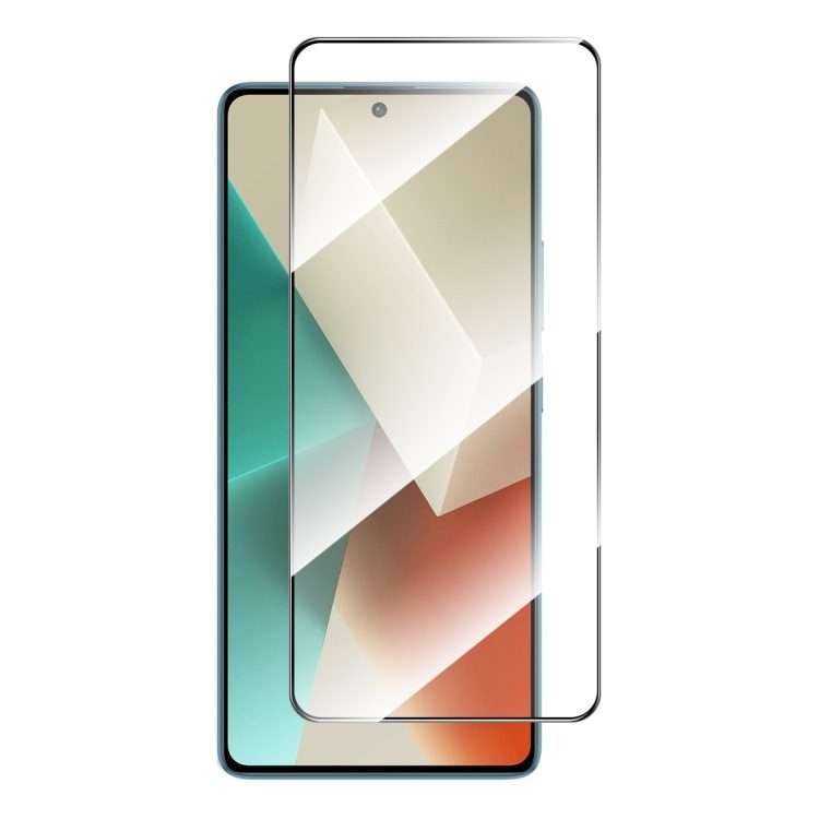 For Redmi Note 13 / Note 13 Pro ENKAY Hat-Prince Full Glue High Aluminum-silicon Tempered Glass Fi