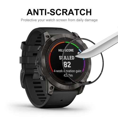 For Garmin Fenix 7S Pro ENKAY 3D Full Coverage Soft PC Edge PMMA HD Screen Protector Film