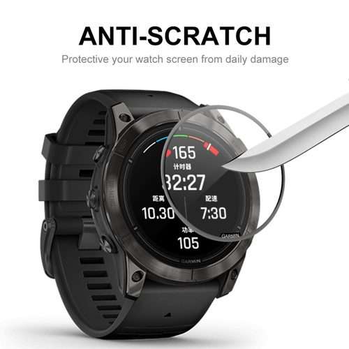 For Garmin Epix Pro Gen 2 47mm 2pcs ENKAY 3D Full Coverage Soft PC Edge PMMA HD Screen Protector F