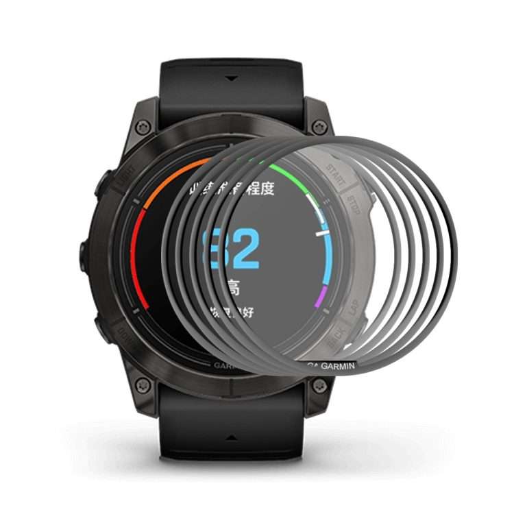 For Garmin Epix Pro Gen 2 47mm 5pcs ENKAY 3D Full Coverage Soft PC Edge PMMA HD Screen Protector F