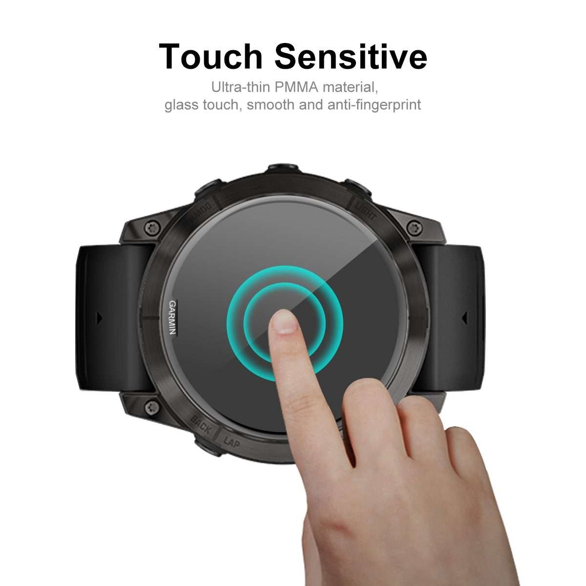 For Garmin Epix Pro Gen 2 47mm 10pcs ENKAY 3D Full Coverage Soft PC Edge PMMA HD Screen Protector