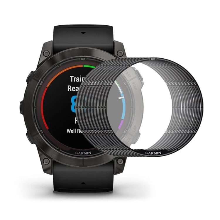 For Garmin Fenix 7X Pro 10pcs ENKAY 3D Full Coverage Soft PC Edge PMMA HD Screen Protector Film