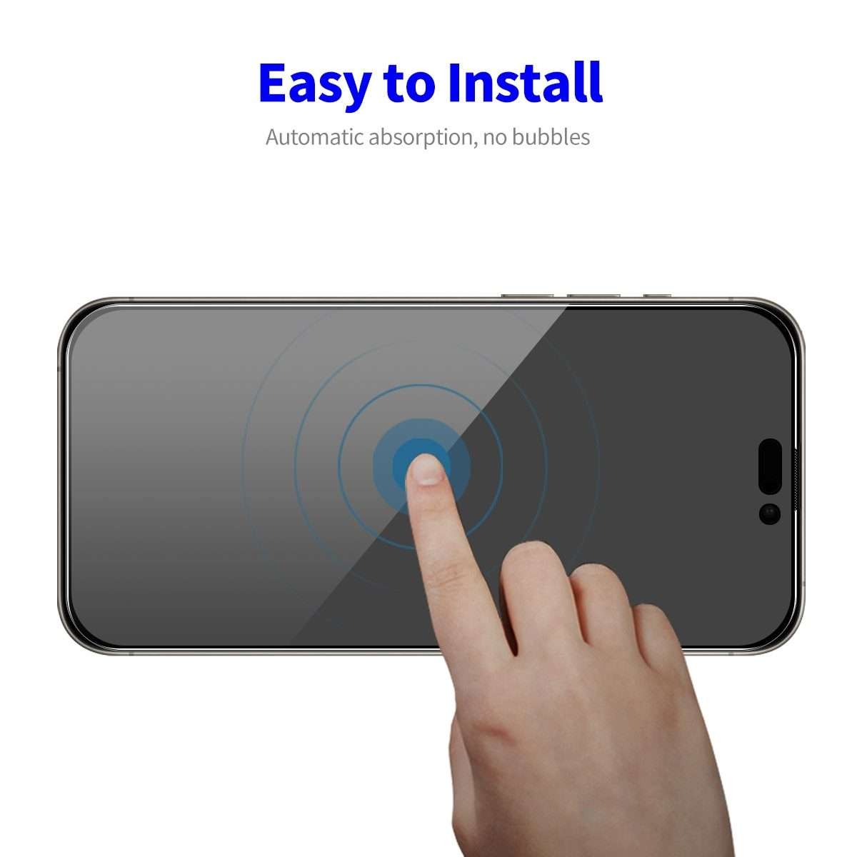 For iPhone 16 Pro Max 2pcs ENKAY Hat-Prince 28 Anti-peeping Tempered Glass Protector Full Screen