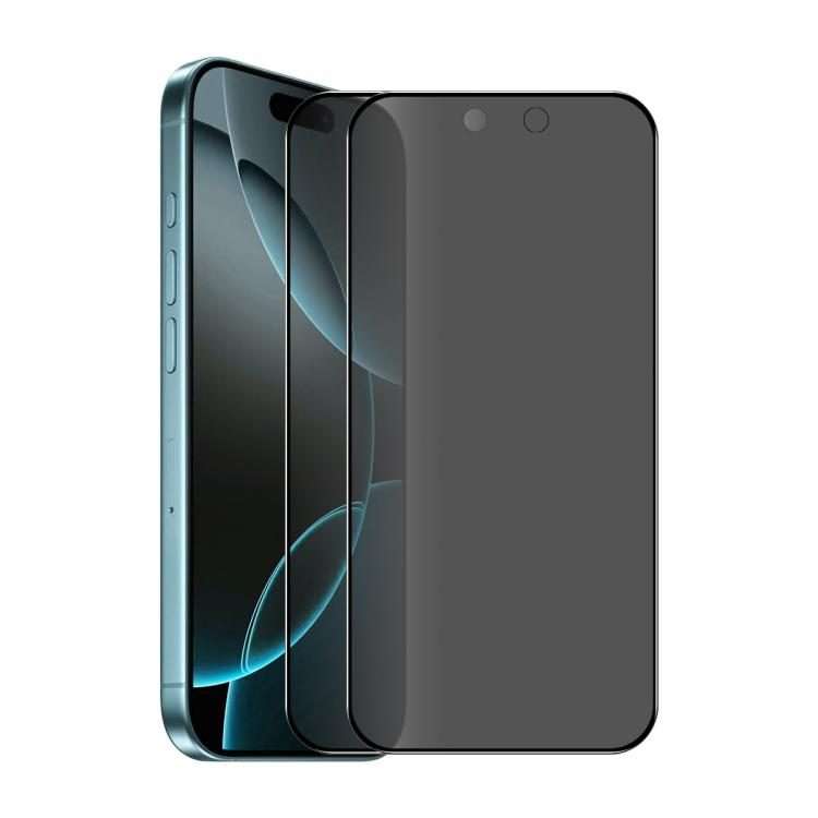 For iPhone 17 Pro Max 2pcs ENKAY Hat-Prince 28 Anti-peeping Tempered Glass Protector Full Screen