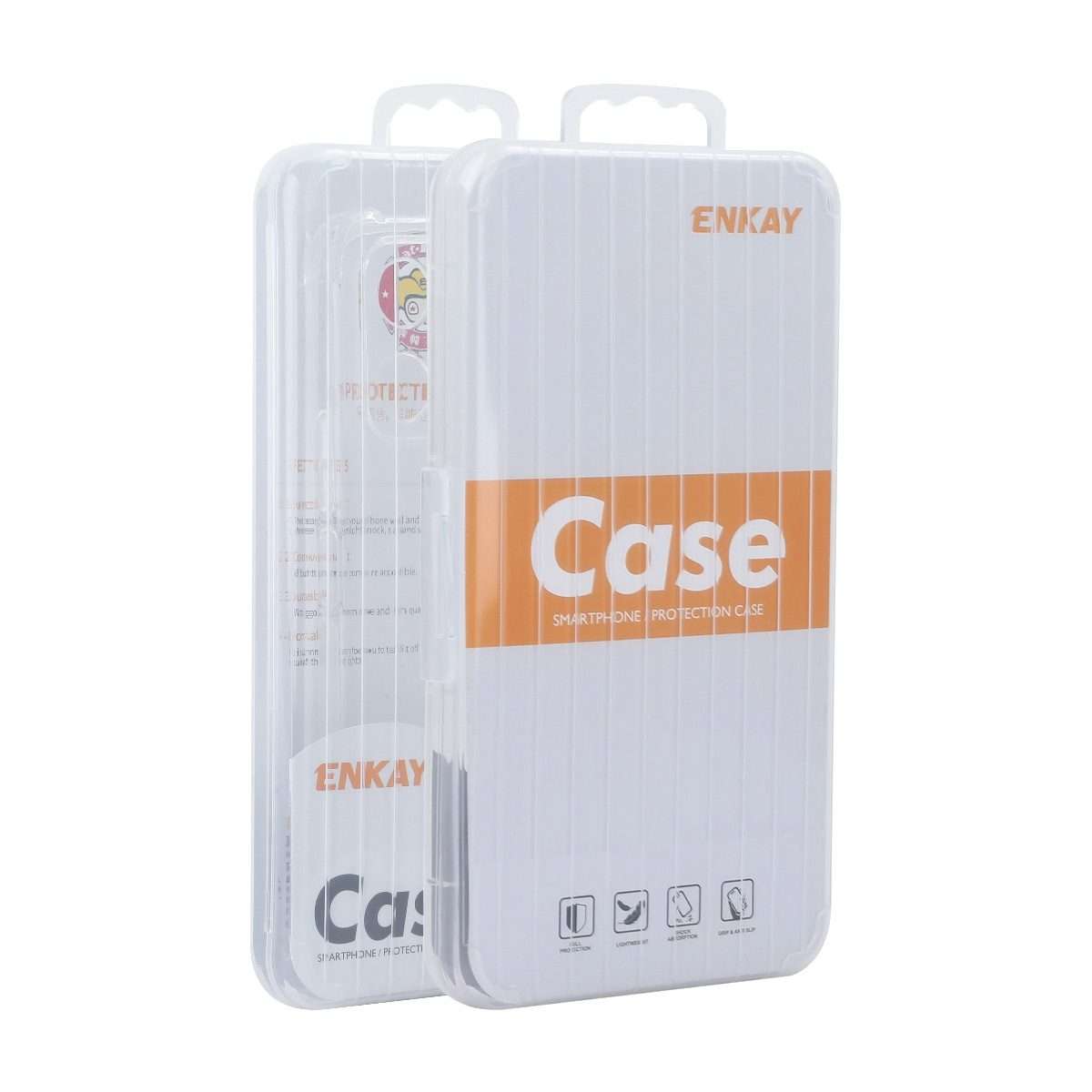 For iPhone 16 Pro ENKAY Hat-Prince Transparent TPU Shockproof Phone Case