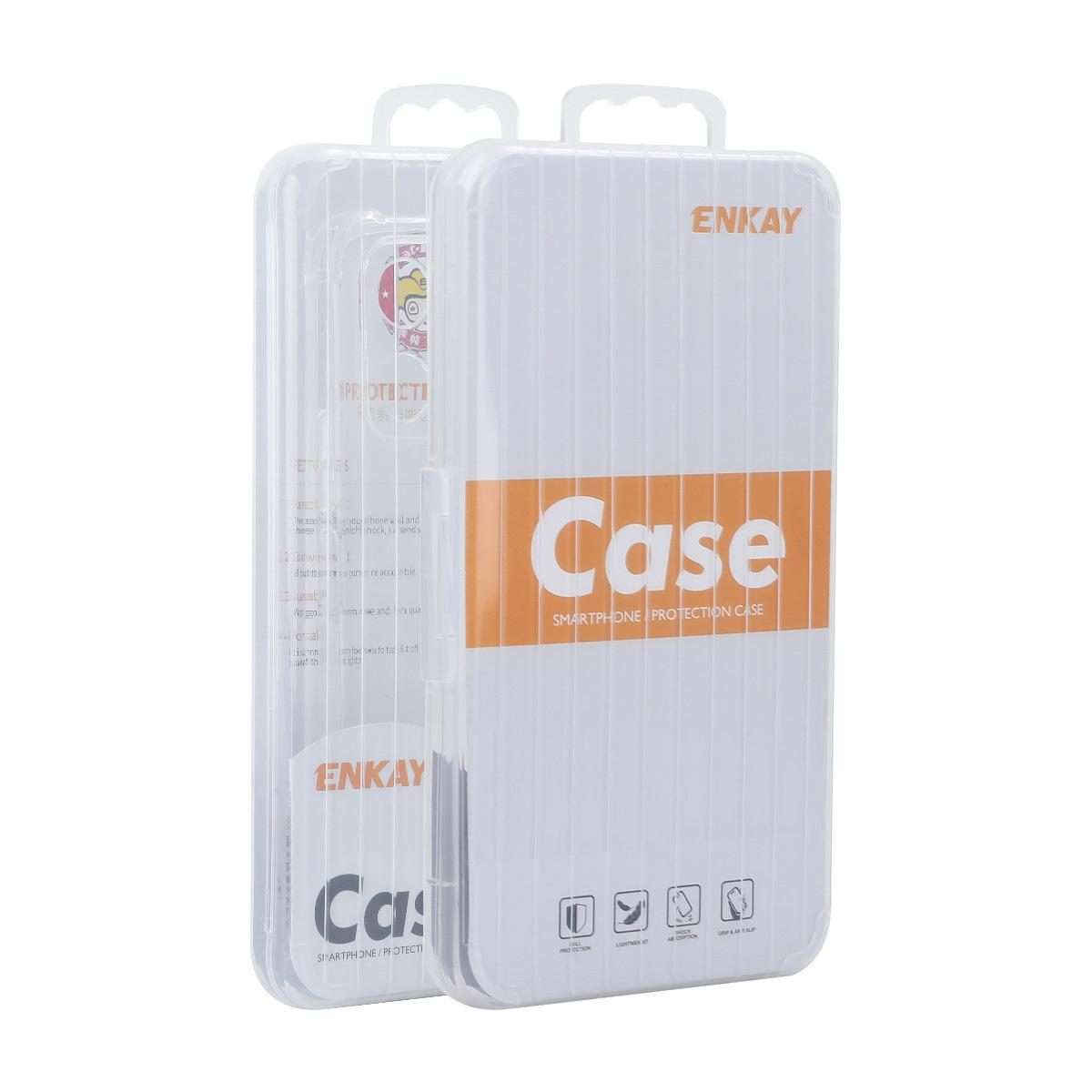 For iPhone 17 Pro Max ENKAY Hat-Prince Transparent TPU Shockproof Phone Case
