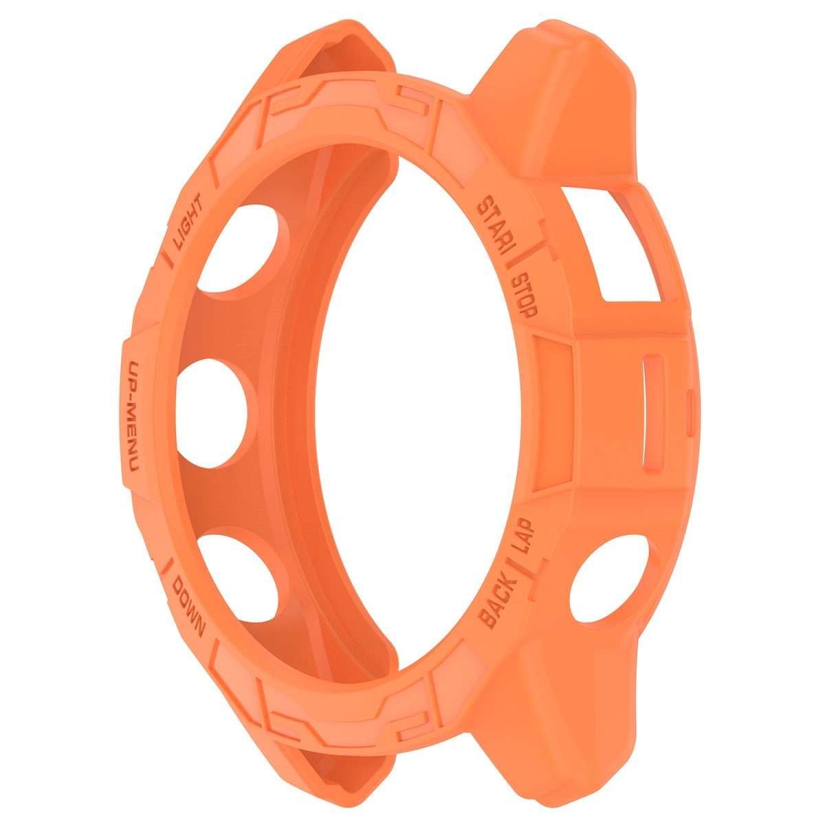 For Garmin Epix Pro / Epix Pro Gen 2 42mm / Fenix 7S / 7S Pro Armored TPU Half Wrappe ... (Orange)