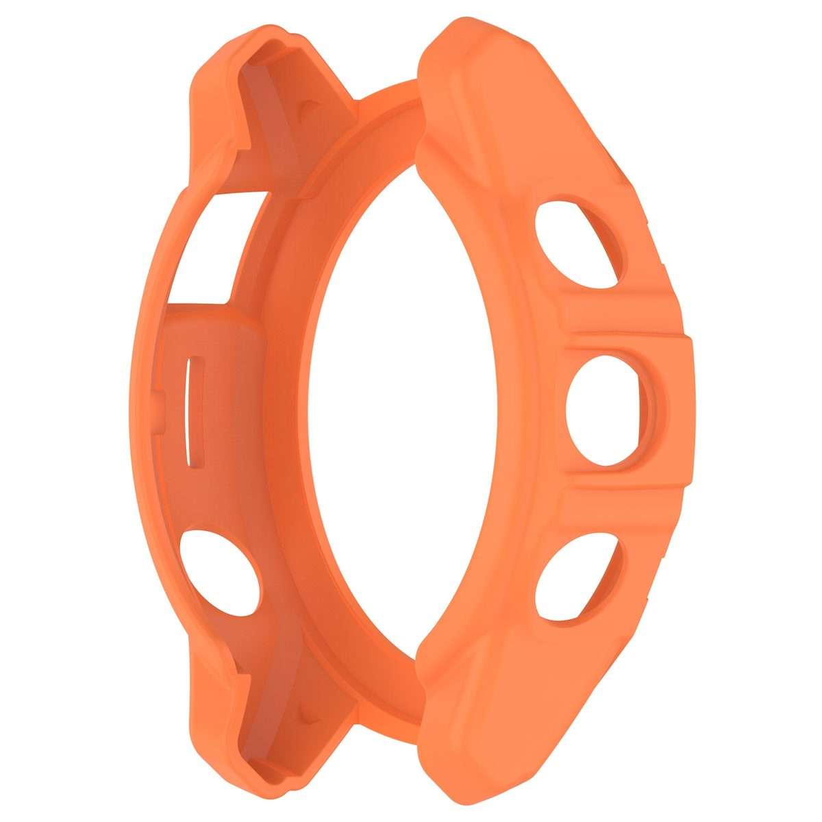 For Garmin Epix Pro / Epix Pro Gen 2 42mm / Fenix 7S / 7S Pro Armored TPU Half Wrappe ... (Orange)