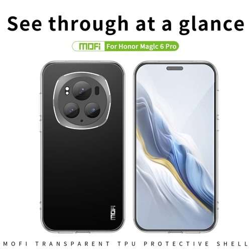 For Honor Magic6 Pro MOFI Ming Series Ultra-thin TPU Phone Case(Transparent)