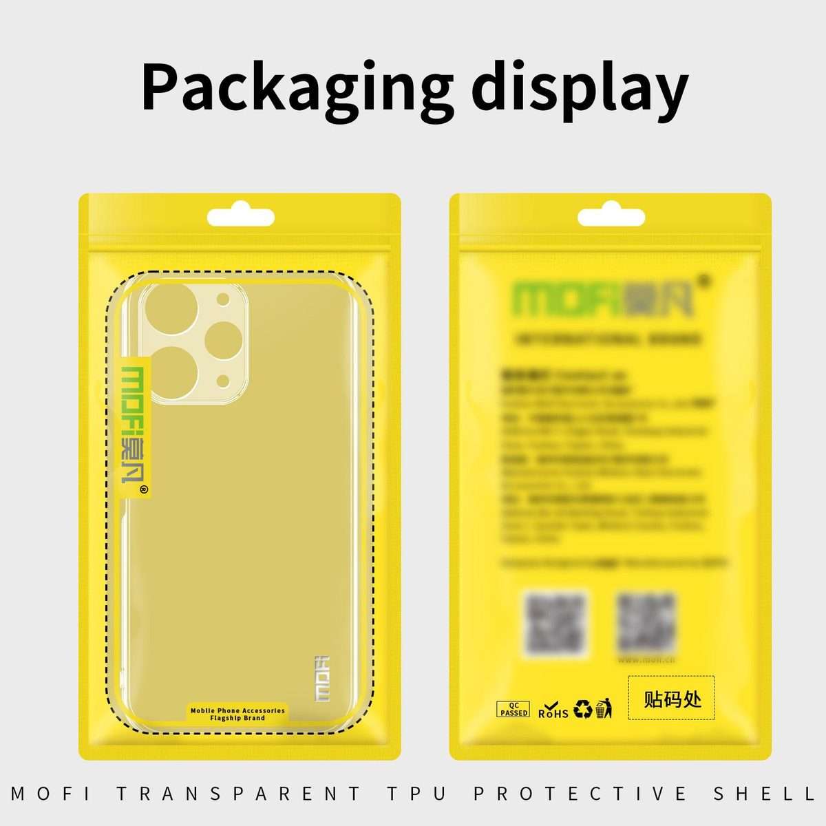 For Xiaomi Redmi Note 13 Pro 5G MOFI Ming Series Ultra-thin TPU Phone Case(Transparent)