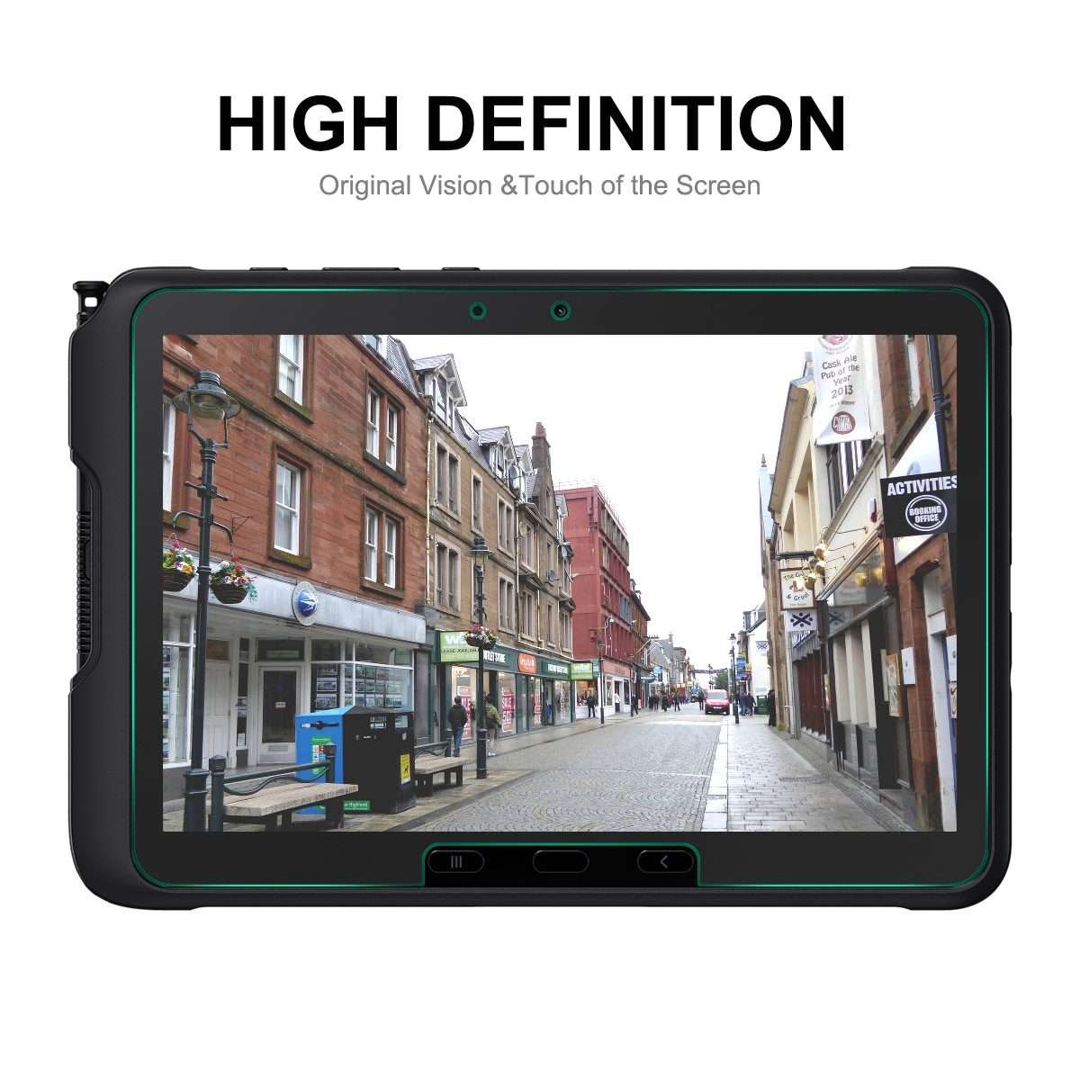 For Samsung Galaxy Tab Active4 Pro ENKAY Hat-Prince 0.33mm Explosion-proof Tempered Glass Film