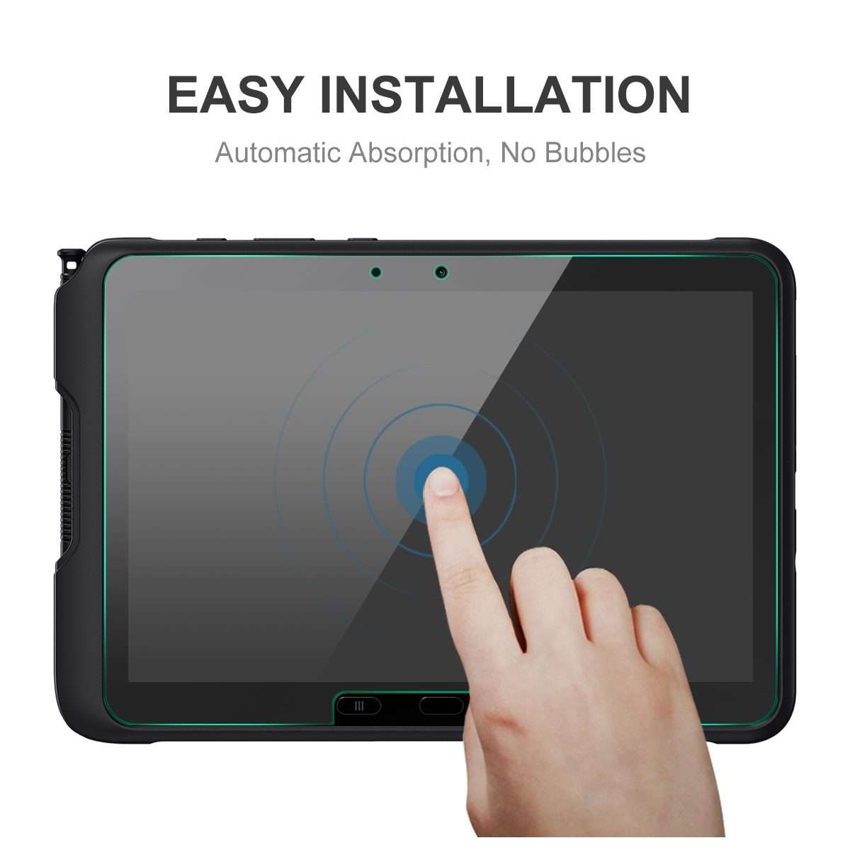 For Samsung Galaxy Tab Active4 Pro ENKAY Hat-Prince 0.33mm Explosion-proof Tempered Glass Film