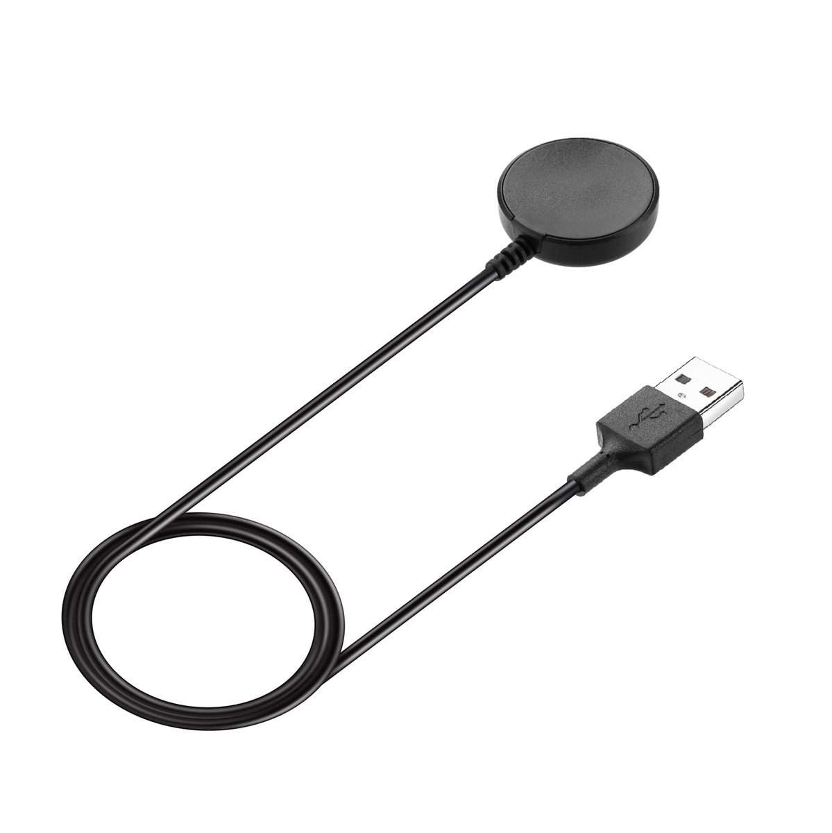 For Samsung Galaxy Ultra 47mm USB Interface Magnetic Watch Charger(Black)