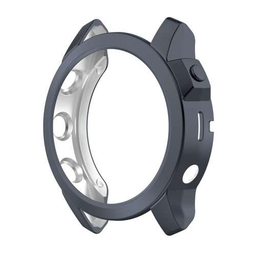 For Garmin Fenix 7S Pro Half Package Electroplated TPU Watch Protective Case(Grey)